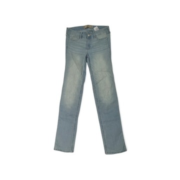 Jeansowe spodnie damskie HOLLISTER SKINY 32