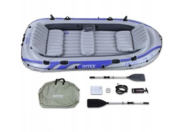 Ponton 5-osob Intex 68325 Excursion wiosła +pompka