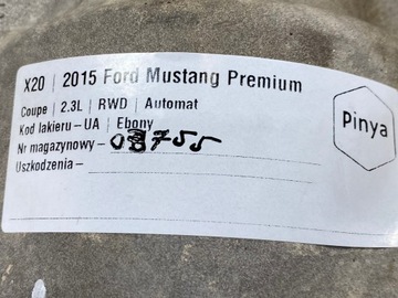 DIFER DIFERENCIÁL ZADNÍ NÁPRAVA 3.31 FORD MUSTANG VI 2015+ USA