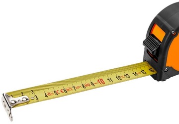 MIARA ZWIJANA STALOWA TAŚMA MIARKA METRÓWKA 8 M X 25 MM, MAGNES NEO TOOLS