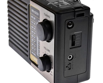 ПОРТАТИВНЫЙ РАДИО АККУМУЛЯТОР USB/МИКРО SD ФОНАРИК