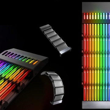 LX0B 24 Pin światło RGB przedłużacz kabla Rainbow