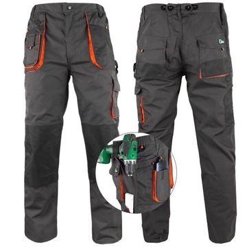 SPODNIE ROBOCZE OCHRONNE MOCNE SERGEANT 260g R.48