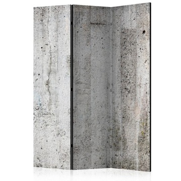PARAWAN 3-CZĘŚCIOWY W SZARY KAMIEŃ 172 x 135 CM