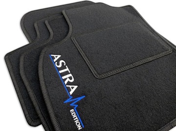 ВЕЛУРОВЫЕ КОВРИКИ OPEL ASTRA H (2004-2014) + ВЫШИВКА