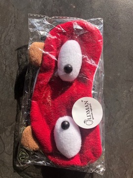 МАСКА ДЛЯ СНА ДЛЯ ГЛАЗ РАССЛАБЛЕНИЕ ГЛАЗ Oldman misiek zezik красная