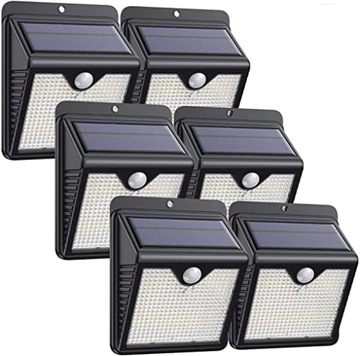Lampa elewacyjna IPOSIBLE 2500 lm lampki solarne czujnik ruchu