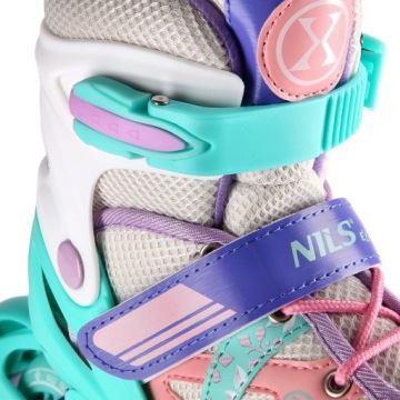 Роликовые коньки регулируемые для девочек, развлекательные, 35-38 лет.