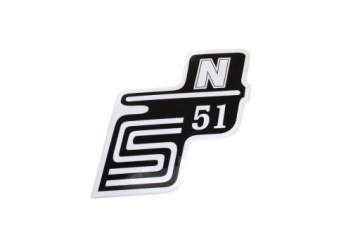 NAKLEJKA SIMSON S51 N BIAŁA