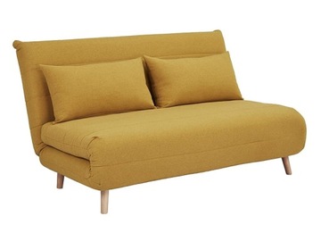 Sofa rozkładana SPIKE II curry z funkcją spania