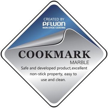 Zestaw patelni aluminiowych nieprzywierających Valdinox Spartan 20/28 cm