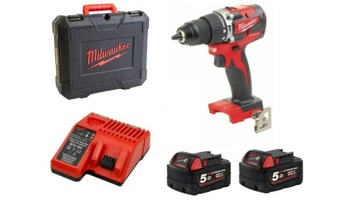 MILWAUKEE M18 CBLDD-502C 60nm 2x5ah Wiertarko Wkrętarka 4933464556