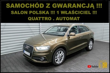 Audi Q3 I 2014 Audi Q3 Salon POLSKA + 1 Właściciel + SERWIS +