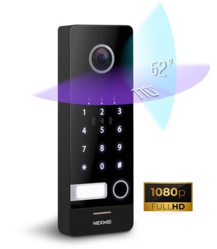 Беспроводной ВИДЕОДОМОН NEXWEI с Wi-Fi, Tuya, клавиатурой, регистрацией, уведомлением