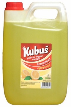 PŁYN DO NACZYŃ KUBUŚ 5L CYTRYNOWY TANI I DOBRY