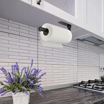 Держатель кухонного полотенца, сверление не требуется.