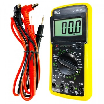 MIERNIK CYFROWY LCD MULTIMETR + OBUDOWA