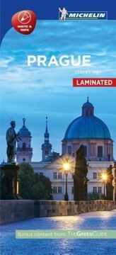 Prague - Michelin City Map 9215: Laminated City