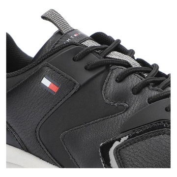 Czarne Sneakersy Tommy Hilfiger Damskie Modne Buty