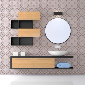 Трафарет для рисования TILES многоразовый 15х15см испанский узор MAGROS