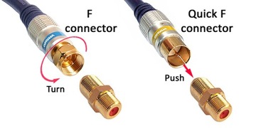 Адаптер RF-антенны QuickF/wt-F/gn 75 Ом