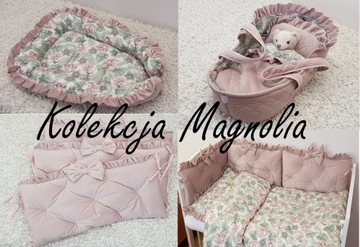 Переноска для кукол из стеганого БАРХАТА, с подстилкой, гондола 45 см.