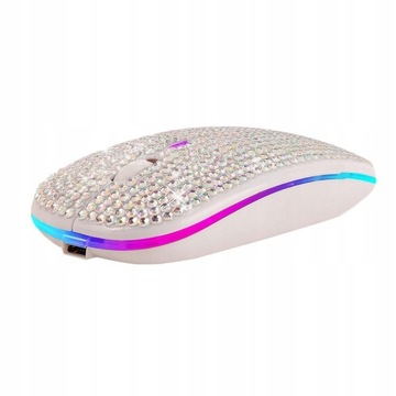 Mysz bezprzewodowa Bluetooth 5.2 i kolorowa cicha