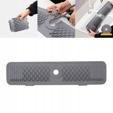 2 шт. силиконовый складной коврик для смесителя для раковины 24