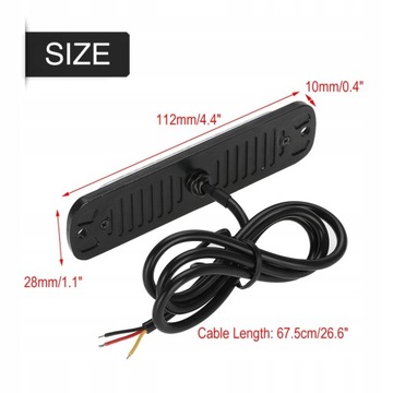 6-СВЕТОДИОДНАЯ СТРОБОСКОПИЧЕСКАЯ СИГНАЛИЗАЦИЯ 12В 4 шт.