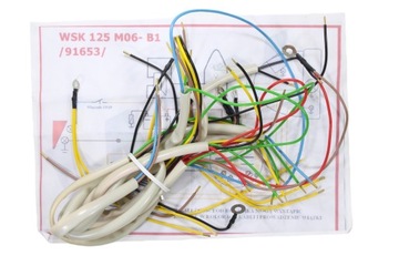 INSTALACJA ELEKTRYCZNA WSK 125 M06 B1 BIAŁA ML