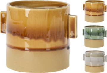 КРУГЛАЯ КЕРАМИЧЕСКАЯ КРЫШКА ДЛЯ ЦВЕТОЧНОГО ГАЗВА 13,8x14 СМ