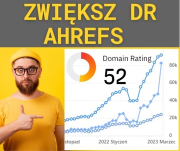 Zwiększ Ahrefs DR 50+ GRATIS - Autorytet Strony