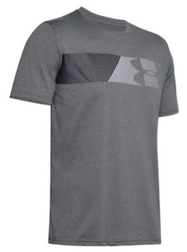 Męska koszulka UNDER ARMOUR FAST LEFT t-shirt sportowy XXL szary