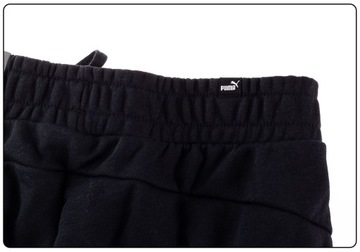 PUMA SPODNIE MĘSKIE DRESOWE BAWEŁNIANE ESS LOGO PANTS BLACK r.XL