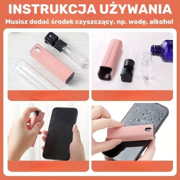 ОЧИСТИТЕЛЬ ЭКРАНА + ЖИДКОСТЬ СМАРТФОН ПЛАНШЕТ СМАРТ-ЧАСЫ МОНИТОР ЭКРАН ТЕЛЕФОН