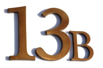 НОМЕР ДОМА, ЦИФРЫ ДЛЯ ДОМА, БУКВЫ коричневые транс 1