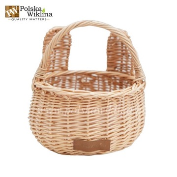 ПАСХАЛЬНАЯ КОРЗИНКА, МИШКА, ПЛЕТЕННАЯ КОРЗИНА С УШАМИ ДЛЯ ПОКОЛЕНИЯ, 15 СМ НАТУРАЛЬНЫЙ