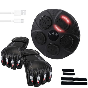 ЭЛЕКТРОННАЯ МУЗЫКАЛЬНАЯ МАШИНА ДЛЯ БОКСА С BLUETOOTH С БОКСЕРСКИМ ПЕРЧАТКАМИ