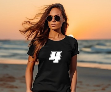 термопереводка для футболки СПОРТИВНЫЙ НОМЕР 4 размер 20 х 21,4 см