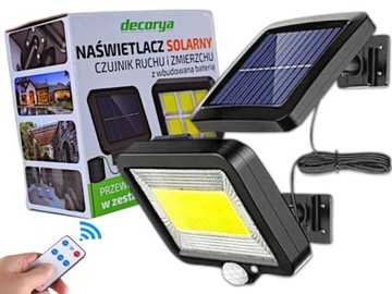 Halogen Solarny Lampa Uliczna LED 10W Czujnik