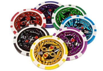 ПОКЕРНЫЙ НАБОР 1000 ПОКЕРНЫХ ФИШЕК OCEAN Trolley