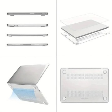Чехол для ноутбука Macbook Pro 13 2016-2020 A1706/A2251Прозрачный