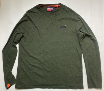 Superdry Super DRY khaki LONG SLEEVE BLUZA /XL