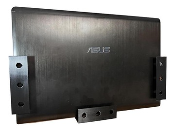 Держатель для ноутбука, блокнот под стол 40 мм DELOSPRO BLACK