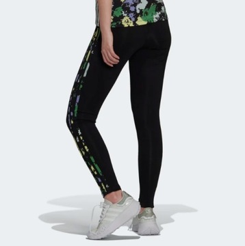 LEGINSY ADIDAS GETRY FLORAL 3-STRIPES TIGHT 34 XS