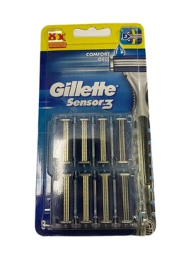 GILLETTE SENSOR 3 WKŁADY 8 SZTUK