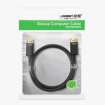 Кабель DisplayPort 1.2 4K, 2 м, черный