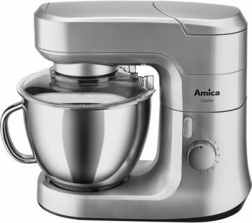 Кухонный комбайн Amica KML 6011 1000 Вт, серебристый