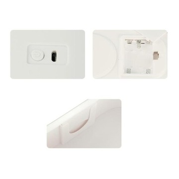 Компактный органайзер для макияжа, сенсорная ручка-зеркало, розовый