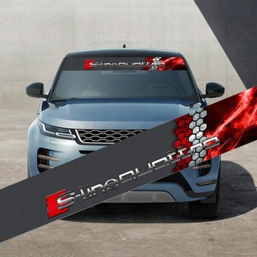Наклейка на лобовое стекло Audi S-Line